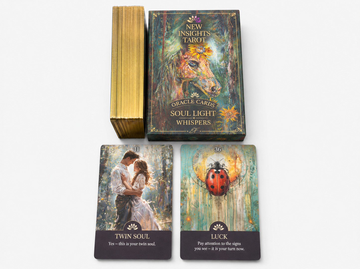 ORACLE DECK from New insights tarot : Soul Light Whispers