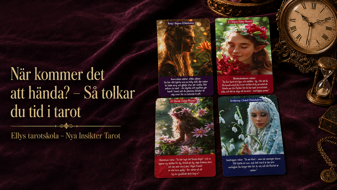 När kommer det att hända? – Så tolkar du tid i tarot