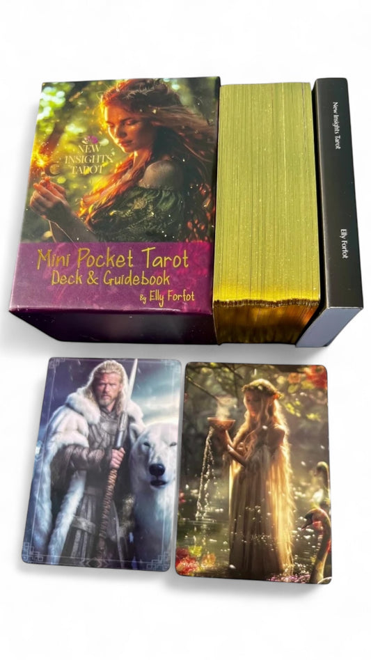 Mini Pocket Tarot – Card Deck and Guidebook (English)