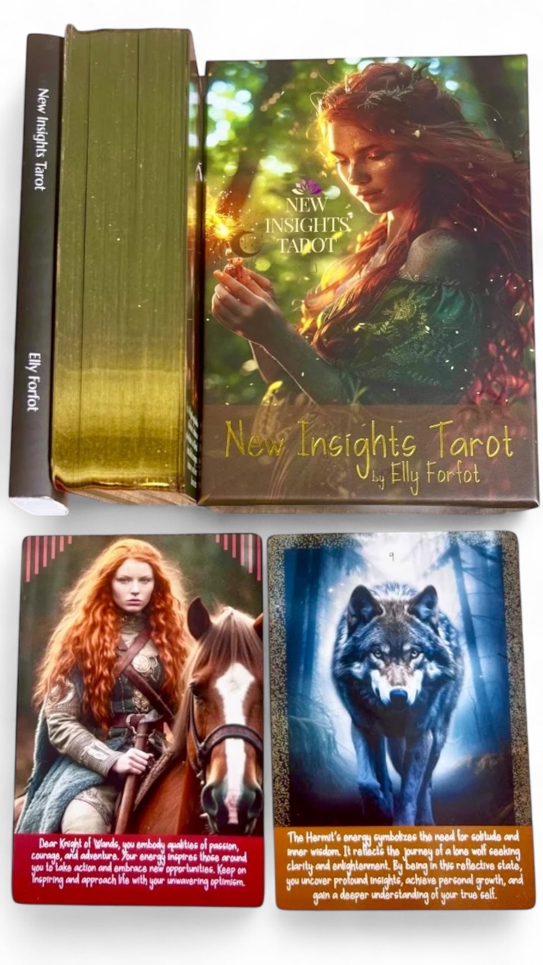 New Insights Tarot – Cards with Text & Guidebook (English)