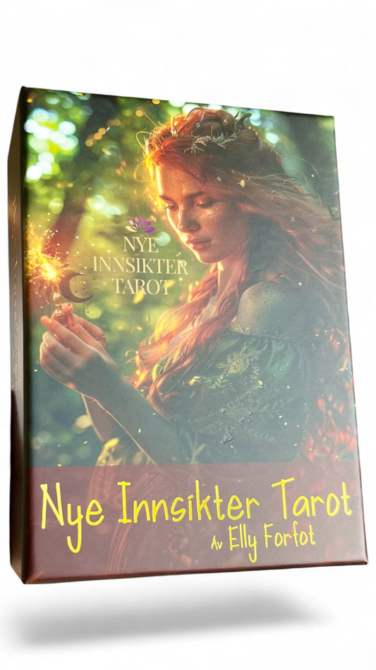 Nye Innsikter Tarot – tarotkort med tekst og guidebok (norsk)