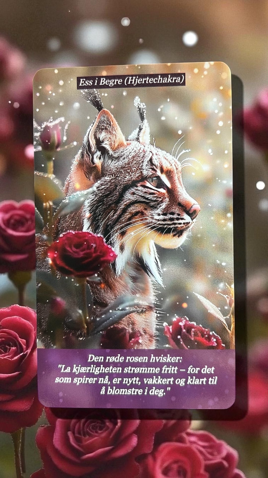 Blomstene hvisker – tarotkort på norsk (78 kort)